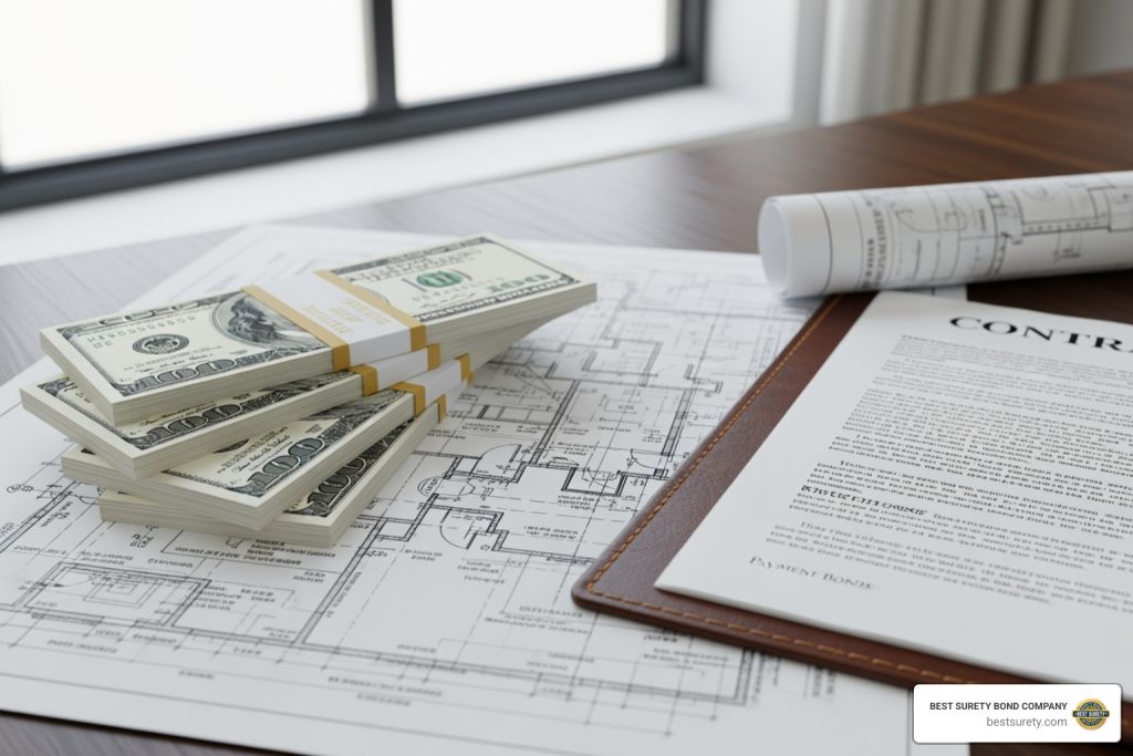 how much does a payment bond cost