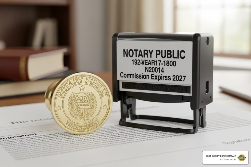 Notary bond Texas