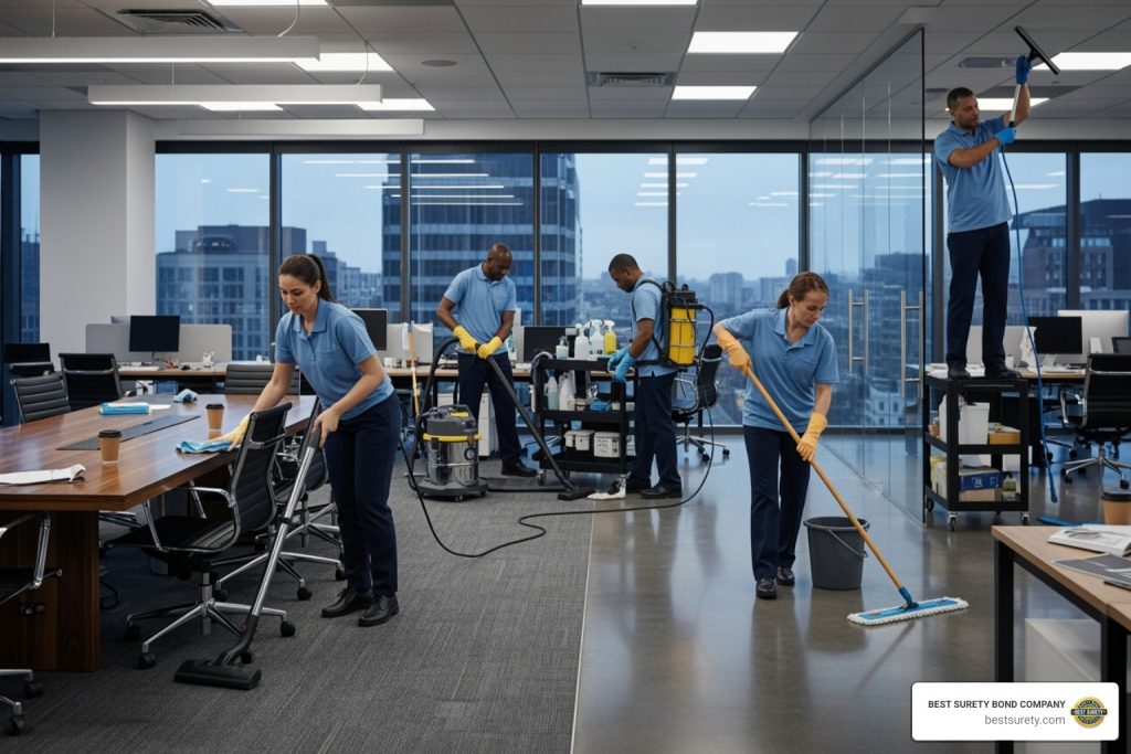 how to get bonded for a janitorial business